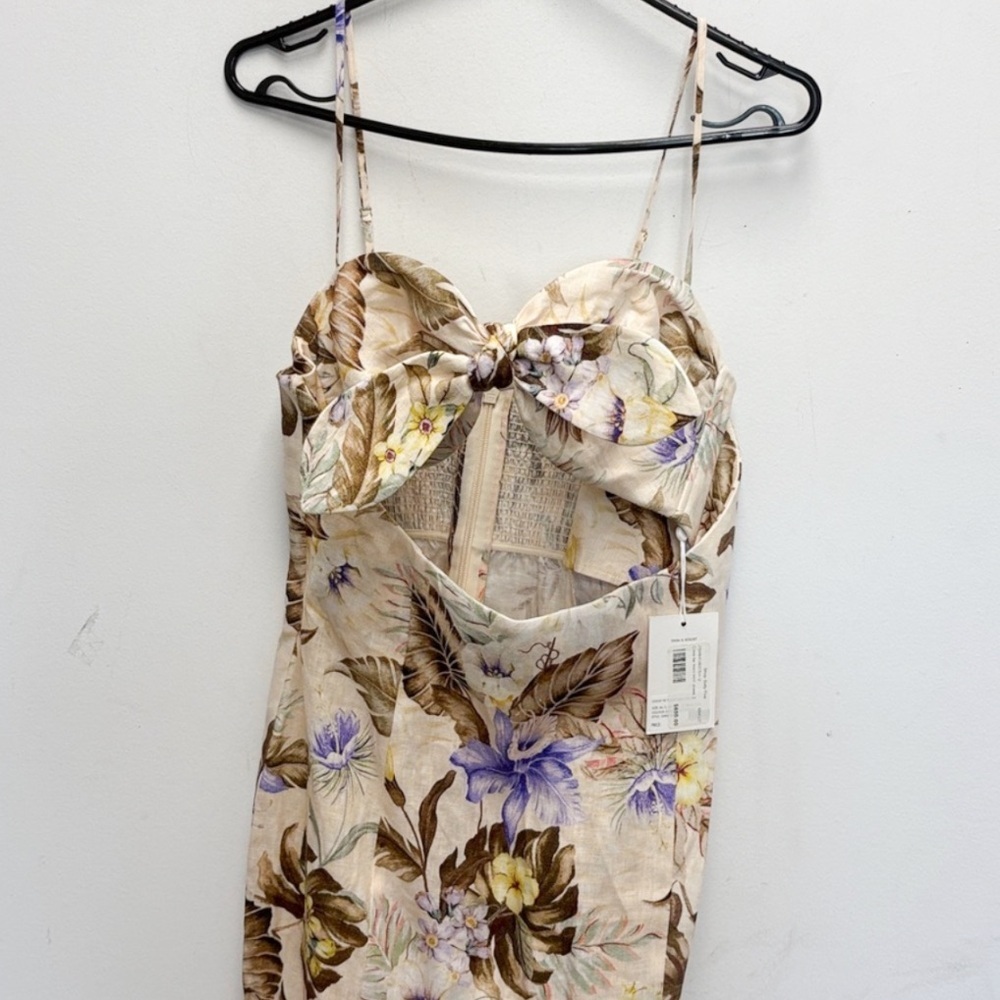 Zimmermann COCO TIE FRONT MIDI DRESS - Picture 5 of 7